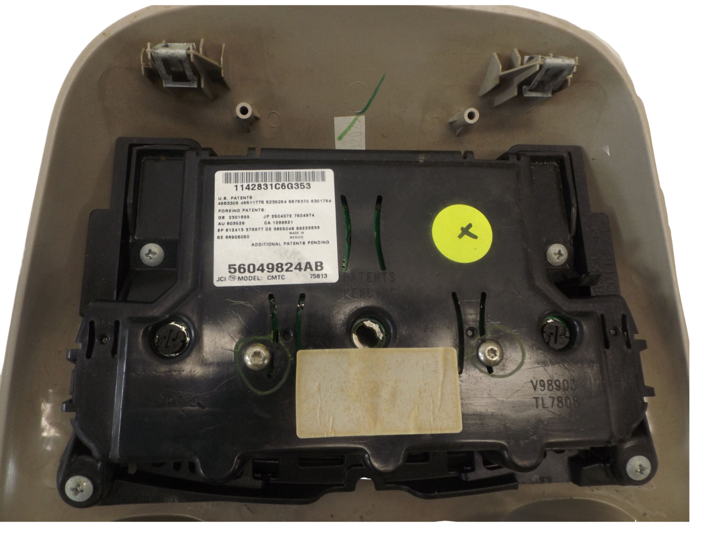 1DK78BD1AA 2003-2008 Dodge Ram Overhead Console Used 1DK78BD1AA OEM