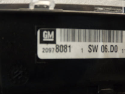 20978081 2011-2015 GMC Terrain Instrument Cluster Used 20978081 OEM