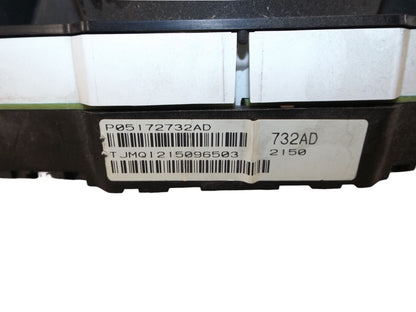 P05172732AD 2010 Only Chrysler Sebring Instrument Cluster 212K Used P05172732AD OEM