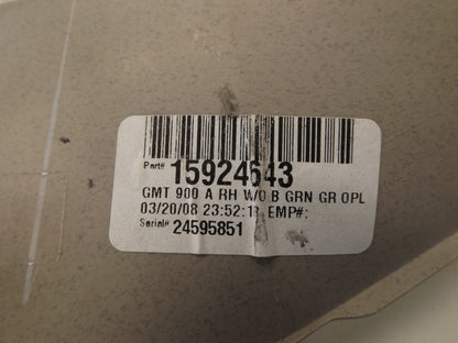 15924643 2008-2009 Chevrolet Silverado 1500 Body A-Pillar Trim Panel Used 15924643 OEM