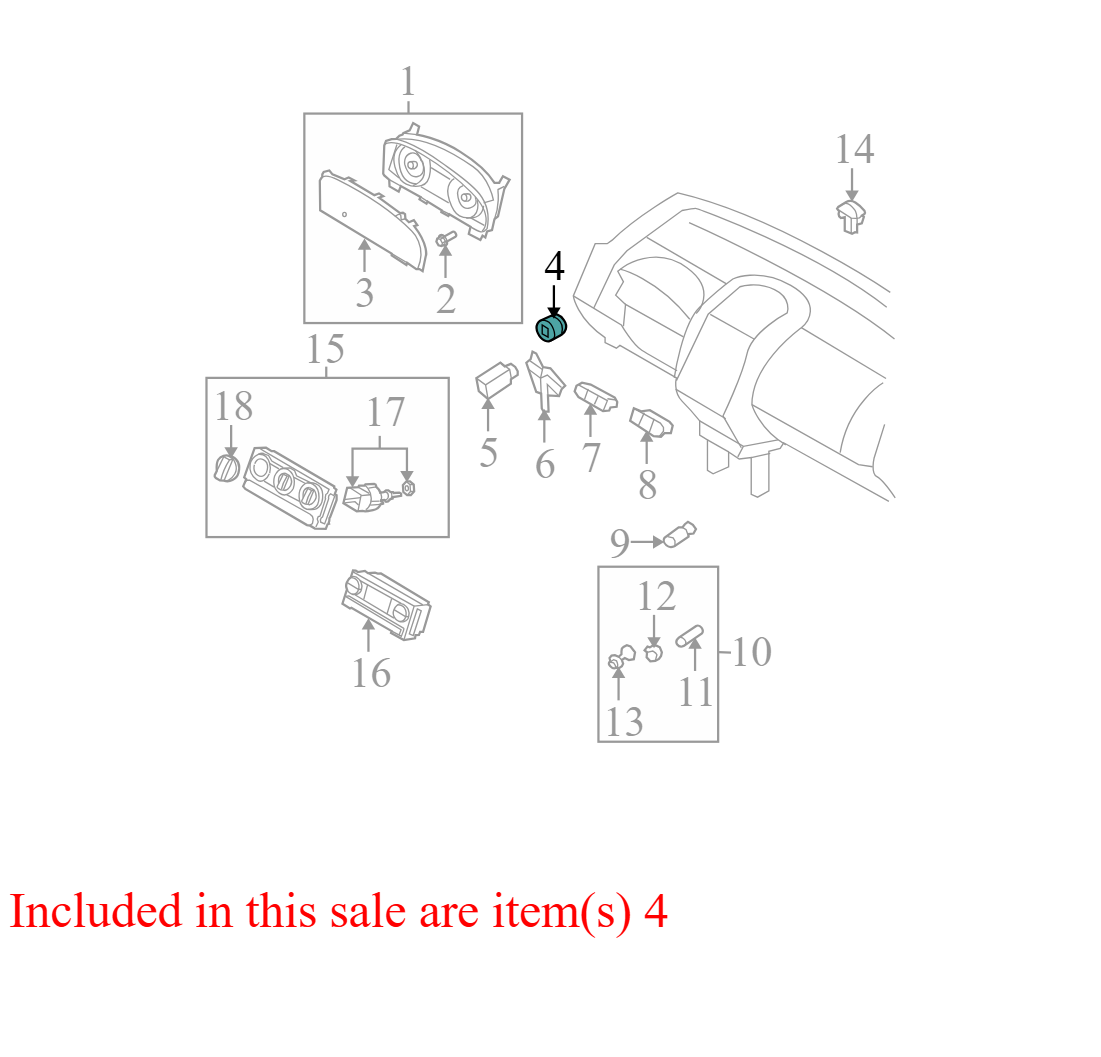 8C3T13D061CB3 2009-2011 Ford Edge Headlight Switch Used 8C3T13D061CB3 OEM