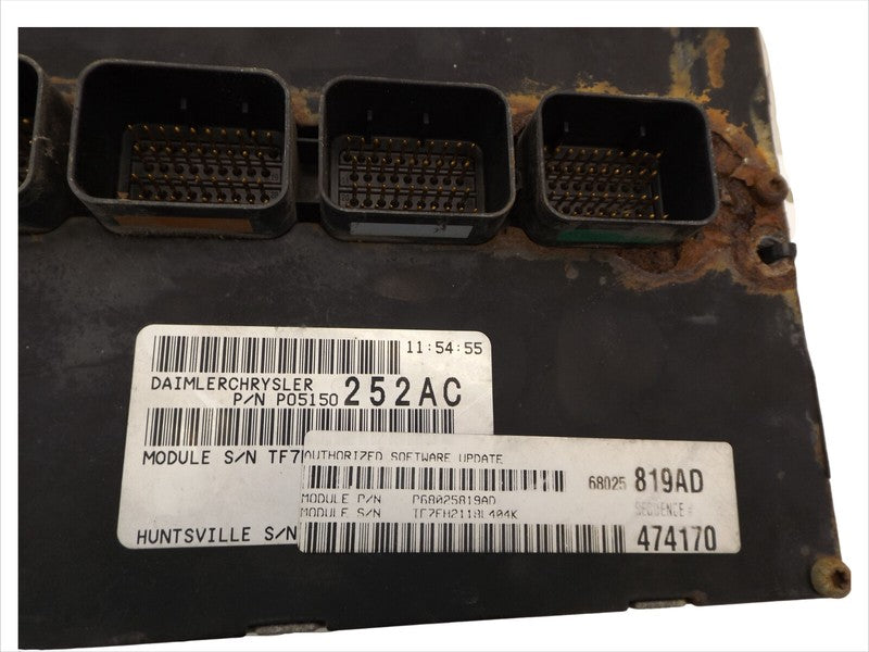 P05150252AC 2008-2010 Chrysler Town &amp; Country Engine Computer Control Module 5150247AD