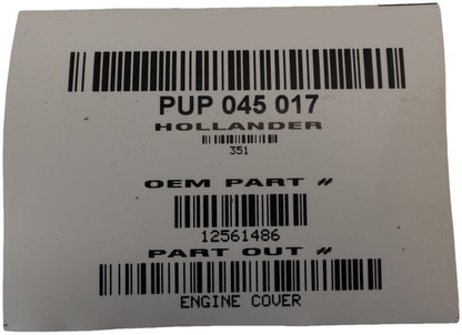 12561486 1999-2006 Chevrolet Silverado 1500 5.3L Engine Cover Used OEM 12561486