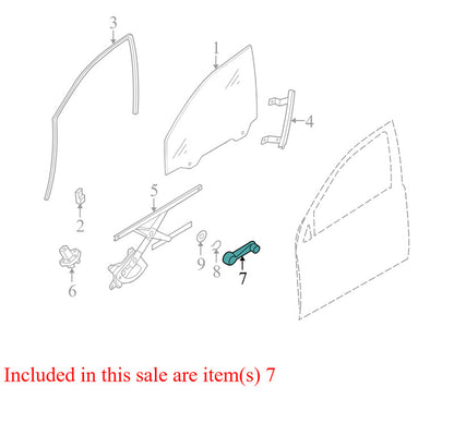 96583188 2004-2011 Chevrolet Aveo Driver FL Window Crank Handle Used 96583188 OEM