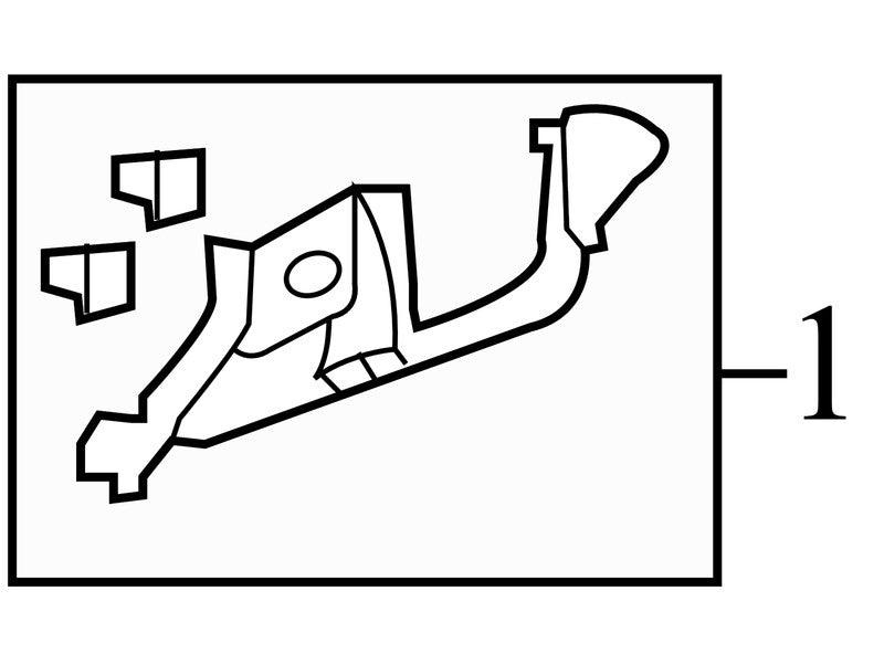 22938737 2009-2012 Chevrolet Traverse Instrument Panel Knee Bolster Used 22938737 OEM