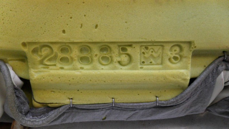 3W1Z5463804BAA 2004 Lincoln Town Car Rear Seat Cushion Pad w/ Seat Cover Used OEM