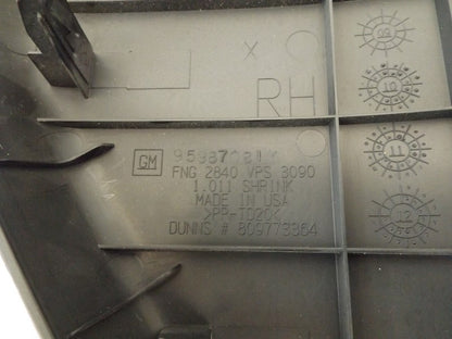 95987081 2011-2016 Chevrolet Cruze Passenger Right Dash End Cap Used 95987085 OEM