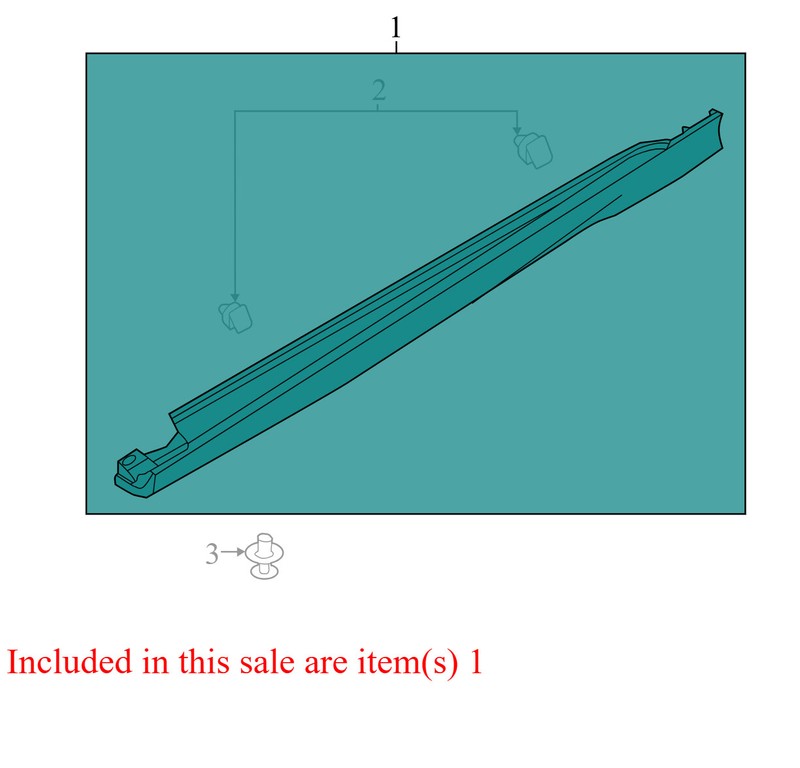 BM51A10154AL 2012-2014 Ford Focus Passenger FR Rocker Panel Guard Used CP9Z5810176B OEM