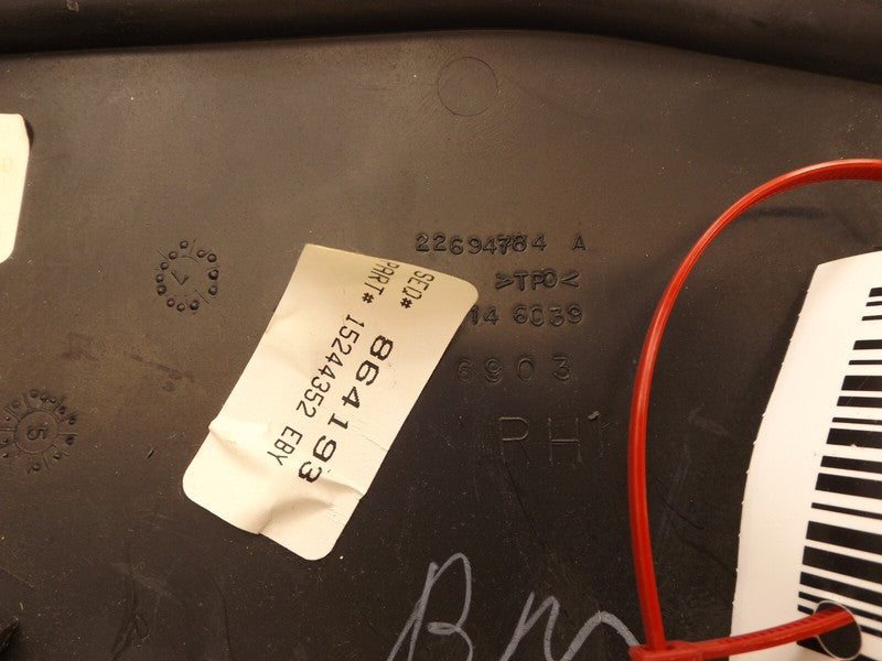 15244348 2005-2010 Chevrolet Cobalt Right Instrument Panel Side Cover 15244352