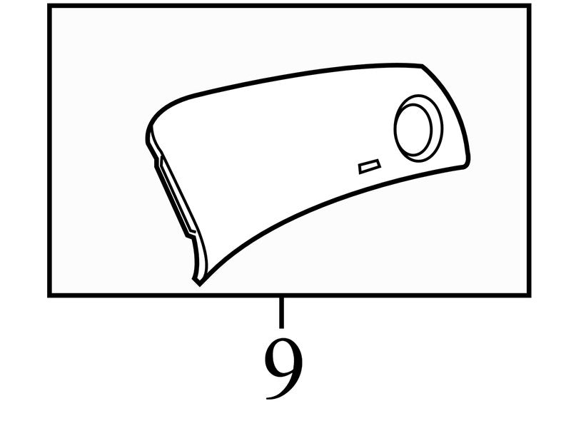 16931336 2011-2016 Chevrolet Cruze Passenger Right Dash Trim Panel Used 95034584