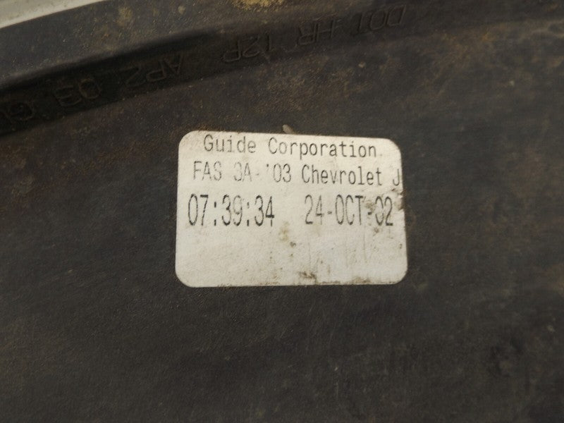 22707273 1995-2005 Chevrolet Cavalier Passenger FR Headlight Used OEM 16531592