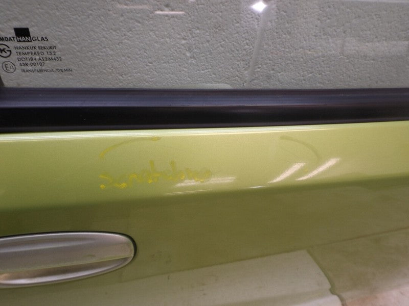 96942266 2004-2008 Chevrolet Aveo Passenger Rear RR Exterior Door Assembly Used OEM