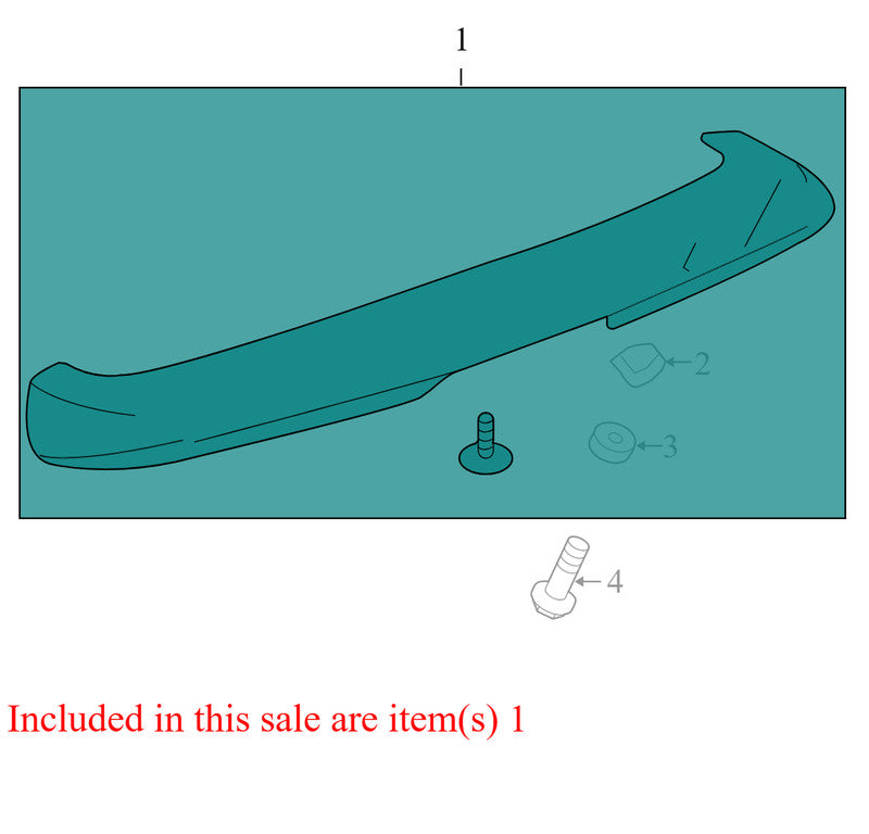 20823736 2010-2015 GMC Terrain Rear Spoiler Used 20823736 OEM