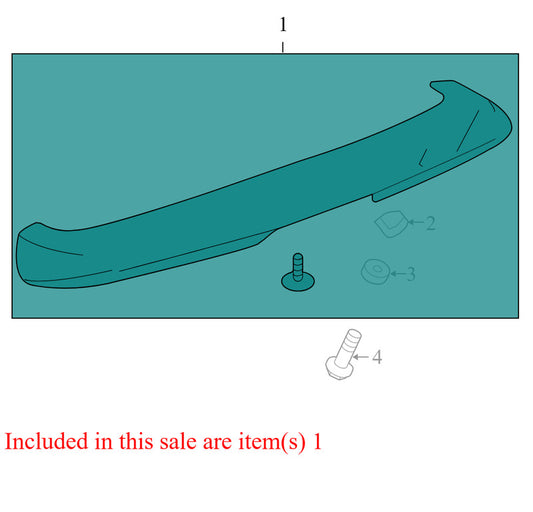 20823736 2010-2015 GMC Terrain Rear Spoiler Used 20823736 OEM