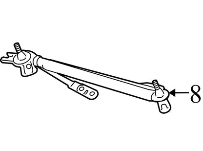 22711011 2005-2010 Pontiac G6 Windshield Wiper Motor &amp; Transmission Used OEM 25827007
