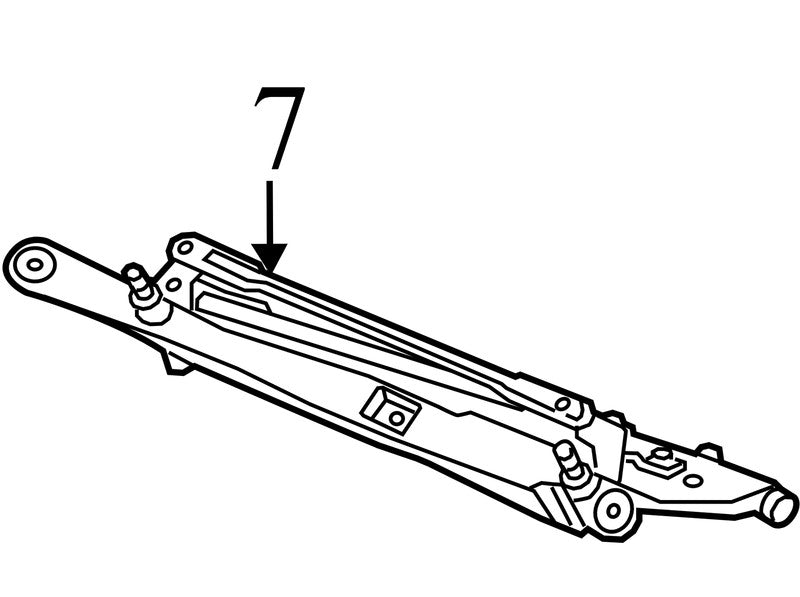 BE8Z17566A  2011-2019 Ford Fiesta Windshield Wiper Linkage w/ Motor AE8317508