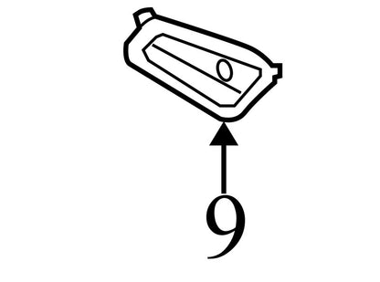 20819890 2005-2010 Pontiac G6 Passenger Rear RR Interior Door Handle Used OEM 22731744