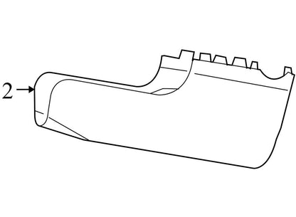 1GA13DK7AC 2009-2010 Dodge Journey Steering Column Shroud Used OEM 1JL08TRMAB