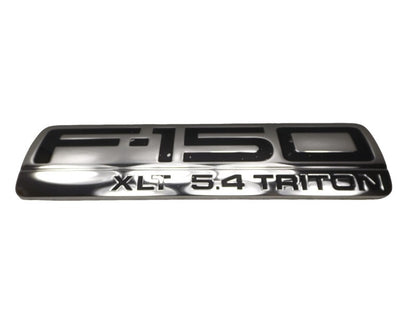5L3416B1114PA 2004-2008 Ford F-150 XLT Chrome Emblem Used OEM 5L3416B1114PA
