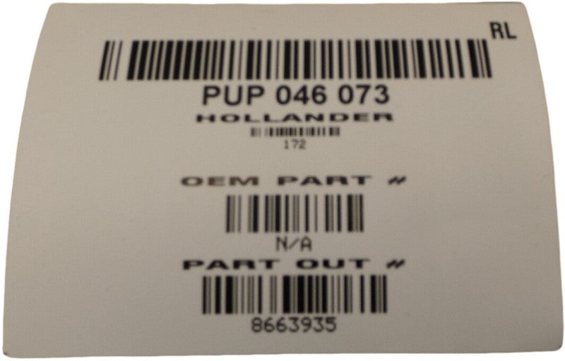 8663935 2010-2016 Volvo XC70 Driver Rear RL Door Seal Used OEM 8663935
