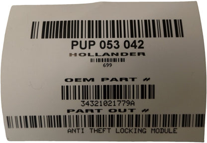 34321021779A 1998-2005 Oldsmobile Silhouette Anti-Theft Control Module Used OEM 34321021779A