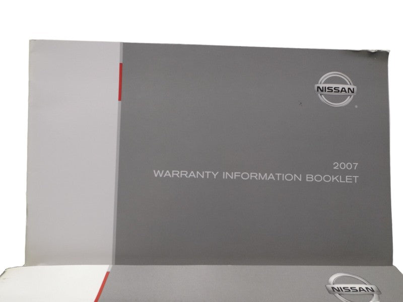 2007 Nissan Altima Owners Manual Set With Case Used OEM
