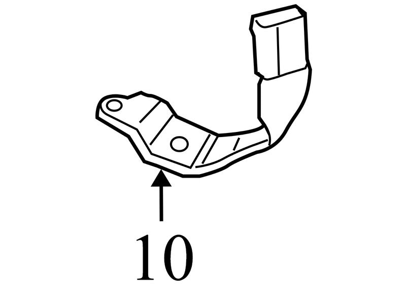 7338047010B0 2004-2009 Toyota Prius Passenger Rear RR Seatbelt Receptacle Used OEM 7338047010