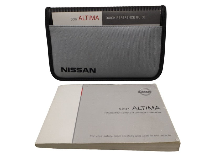 2007 Nissan Altima Owners Manual Set With Case Used OEM