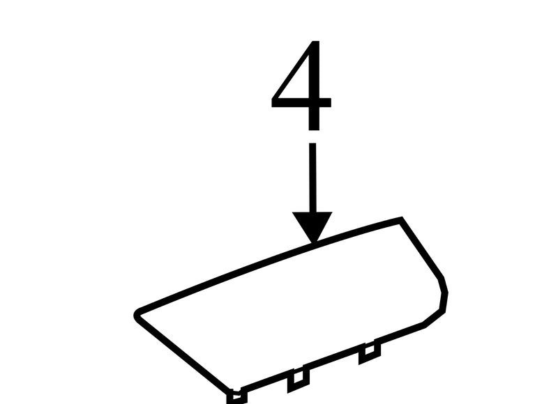 5547208010C0 2011-2014 Toyota Sienna Driver Side Speaker Grille Cover Used OEM 5547208010C0