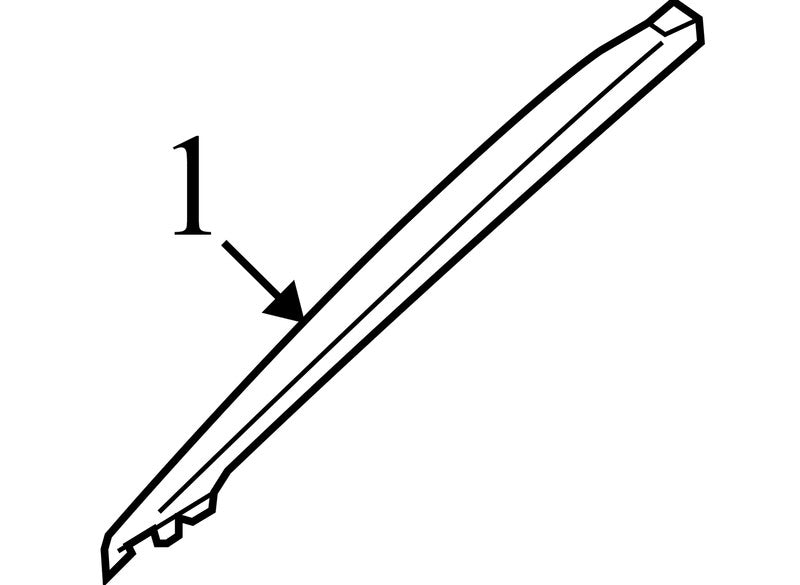 76911JM02A 2008-2015 Nissan Rogue Driver LH A Pillar Trim Used OEM 76912JM02A 