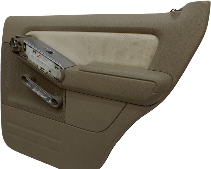 6L9Z7827407CAB 2006-2010 Mercury Mountaineer Passenger Rear RR Interior Door Panel Used OEM