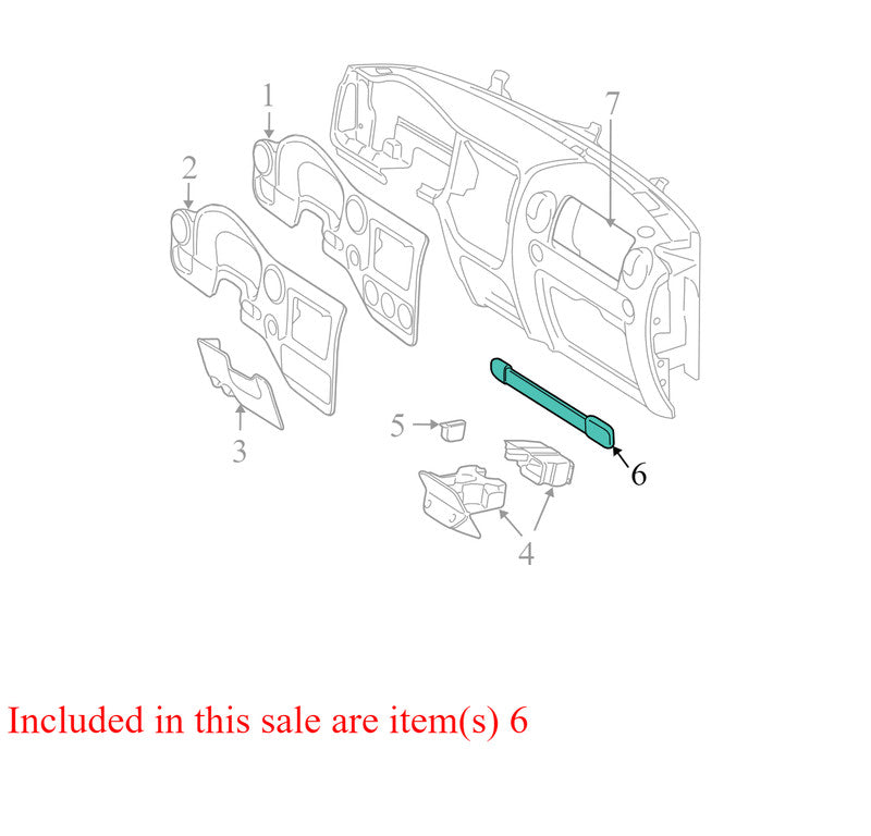 4L1Z78044J40AAA 2003-2006 Ford Expedition Interior Grab Handle Used OEM 4L1Z78044J40AAA 