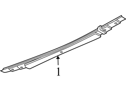 52113141AI 2006-2008 Dodge Ram 1500 Mega Cab Rear Leaf Spring Assembly Used 52113141AI OEM