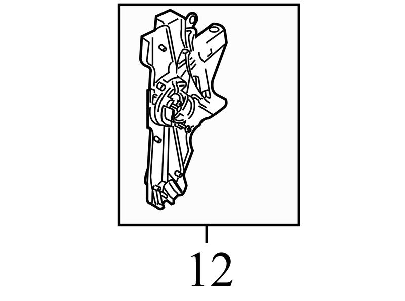 3W1354433A86AM 2003-04 Lincoln Town Car Rear Deck Lid Release Solenoid Used 3W1354433A86AM OEM