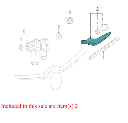 15280813 2008-2011 Buick Enclave Back Glass Wiper Arm Used 15280813 OEM