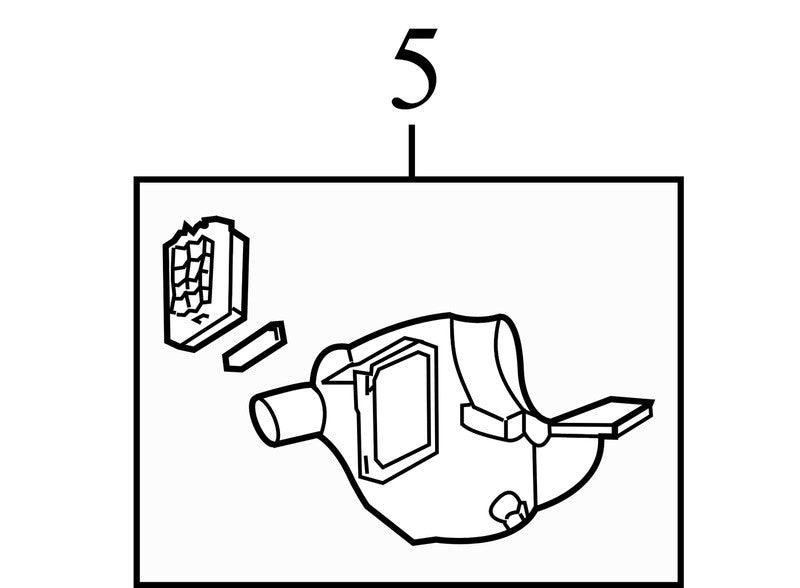 6L847802349 2002-2007 Ford Escape Driver Left Kick Trim Used OEM 3L8Z7802345AAB