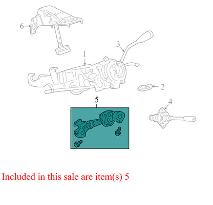 55351234AC 2005-2011 Dodge Dakota Lower Steering Shaft Used 55351234AC OEM