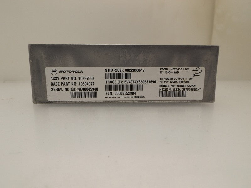 89047017 2002-2006 CHEVROLET TRAILBLAZER ONSTAR COMMUNICATION MODULE 15812977 OEM