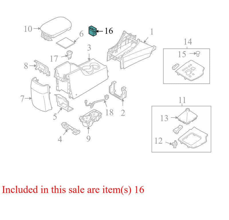 C100V0808040344 2009-2010 Hyundai Sonata Audio Auxiliary Jack Used C100V0808040344 OEM