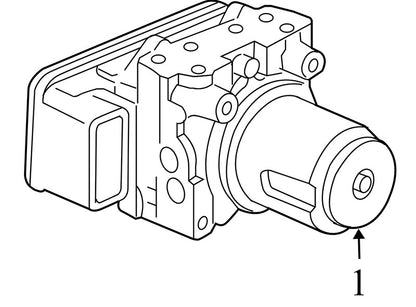 57110SDAA73 2005-2007 Honda Accord Anti-Lock Brake ABS Modulator Valve Used 57110SDAA73 