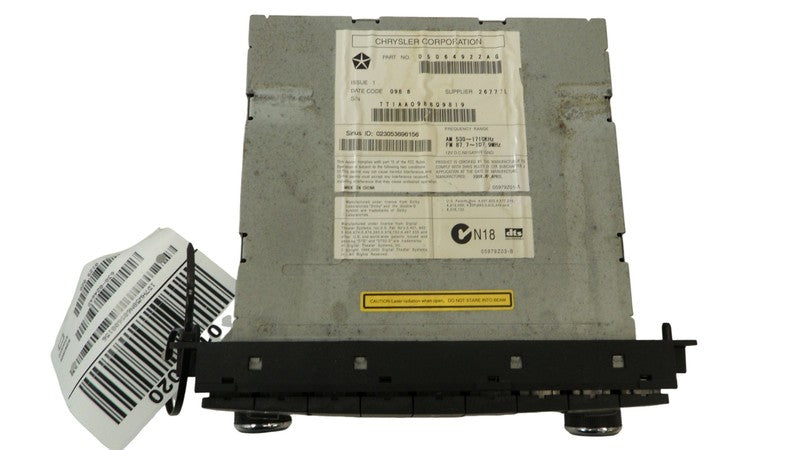 5064951AK 08-11 Dodge Dakota Radio Control Unit REQ W/ Satellite Radio Used Z5064410AF OEM