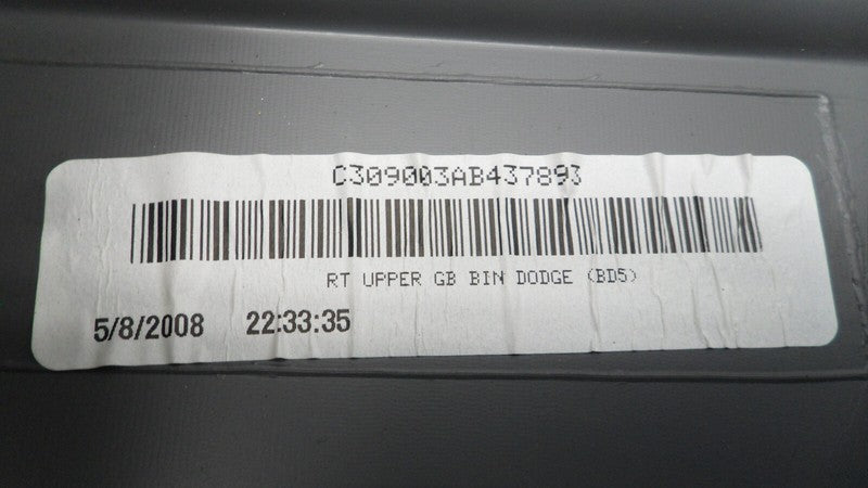 C309003AB437893 2008-2010 Dodge Grand Caravan Front Upper Glove Box Used 1JF181DSAA