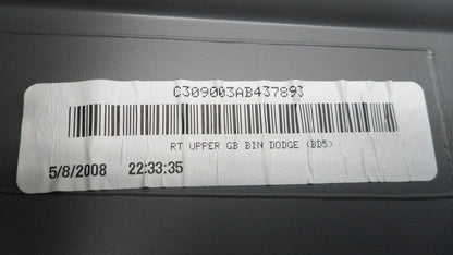 C309003AB437893 2008-2010 Dodge Grand Caravan Front Upper Glove Box Used 1JF181DSAA