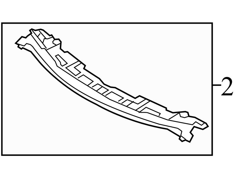 AE8354016B26AB 2011-2019 Ford Fiesta Wiper Cowl Grille Panel Used OEM AE8354016B26AB
