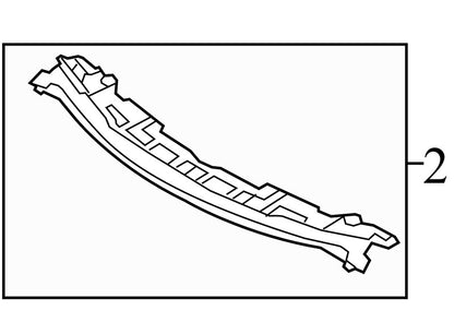 AE8354016B26AB 2011-2019 Ford Fiesta Wiper Cowl Grille Panel Used OEM AE8354016B26AB
