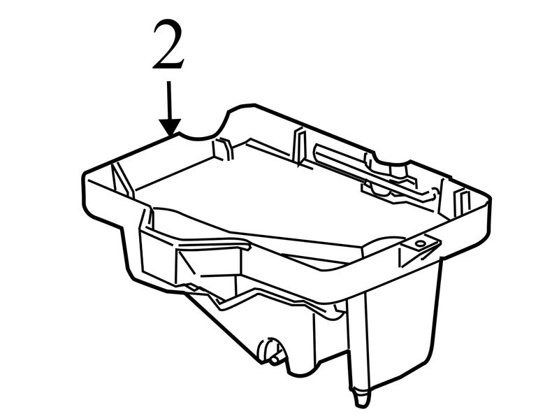 4719682AC 2004-2008 Chrysler Pacifica Battery Tray Used OEM 04719682AB