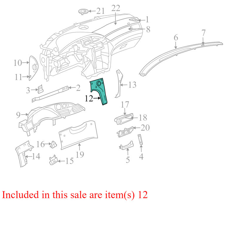TZ66XDVAA 2004-2008 Chrysler Pacifica Dash Ignition Switch Bezel Used OEM 0UF57TRMAA
