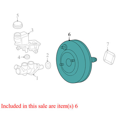 9E512B195HA 2006-2009 Ford Fusion Power Brake Booster Used 9E512B195HA OEM