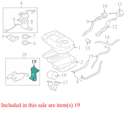 5L1Z9341A 2008-2012 Ford Escape Fuel Pump Cut-Off Switch Used OEM 5L1T9341AA