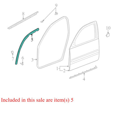 25715776 2002-2005 Buick LeSabre Driver FL Door Seal Used OEM 25715776 
